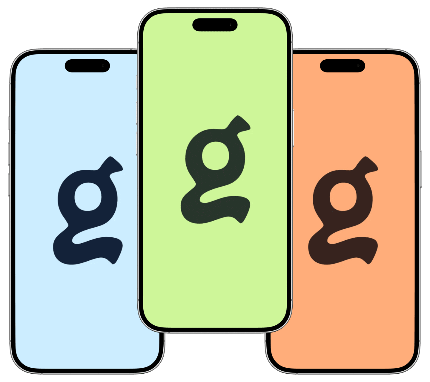 Jewgo Nav, Jewgo Biz and Jewgo Card on three phones